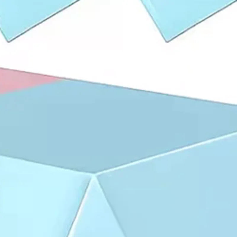 Gender Reveal Tablecloth Pink Blue Rectangular Plastic Table Cover