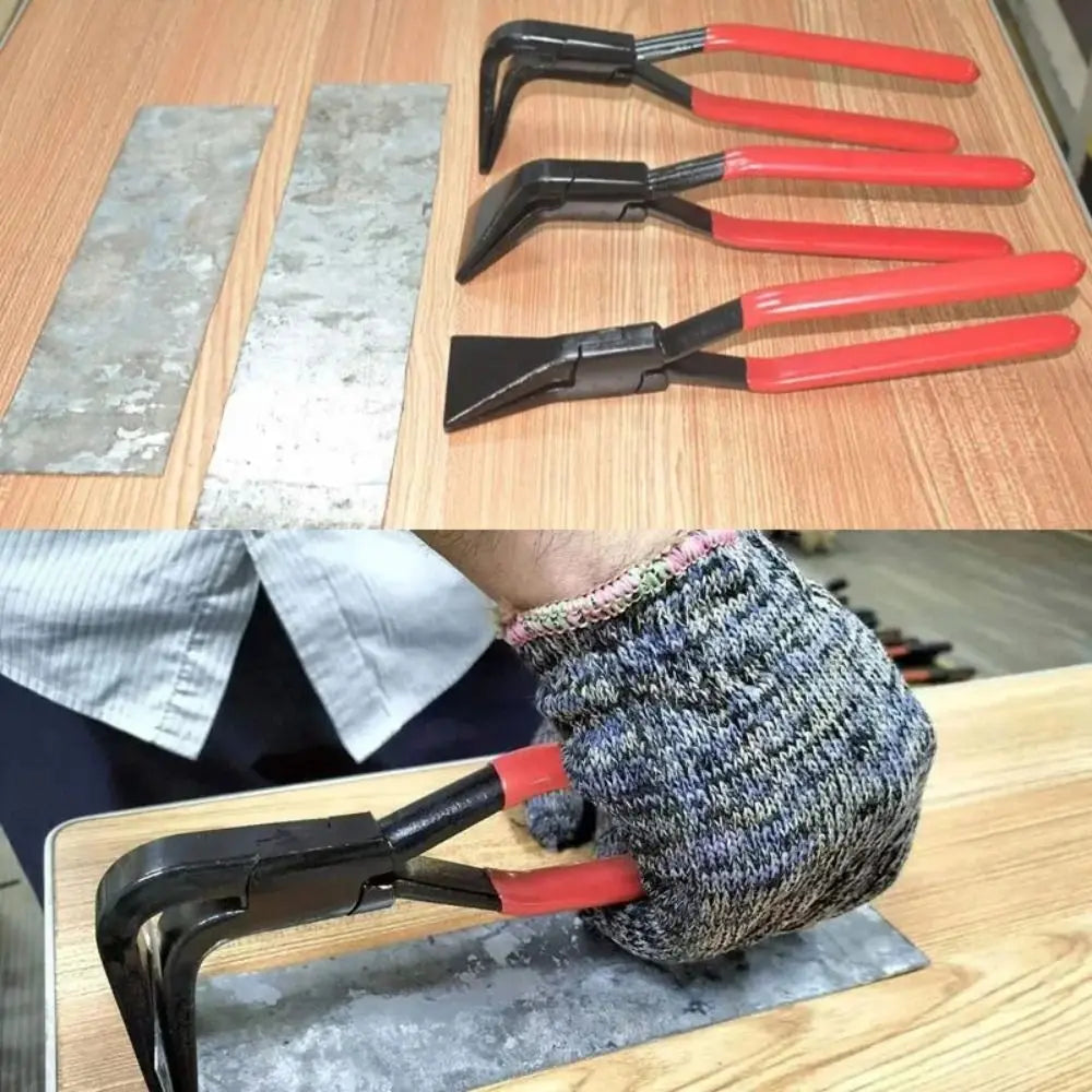 Manual Wear-resistant Bending Pliers 45°/90°/180° Nonslip Handle Flattering Pliers Durable Sturdy Hand Seamers Sheet Metal Tools Vue