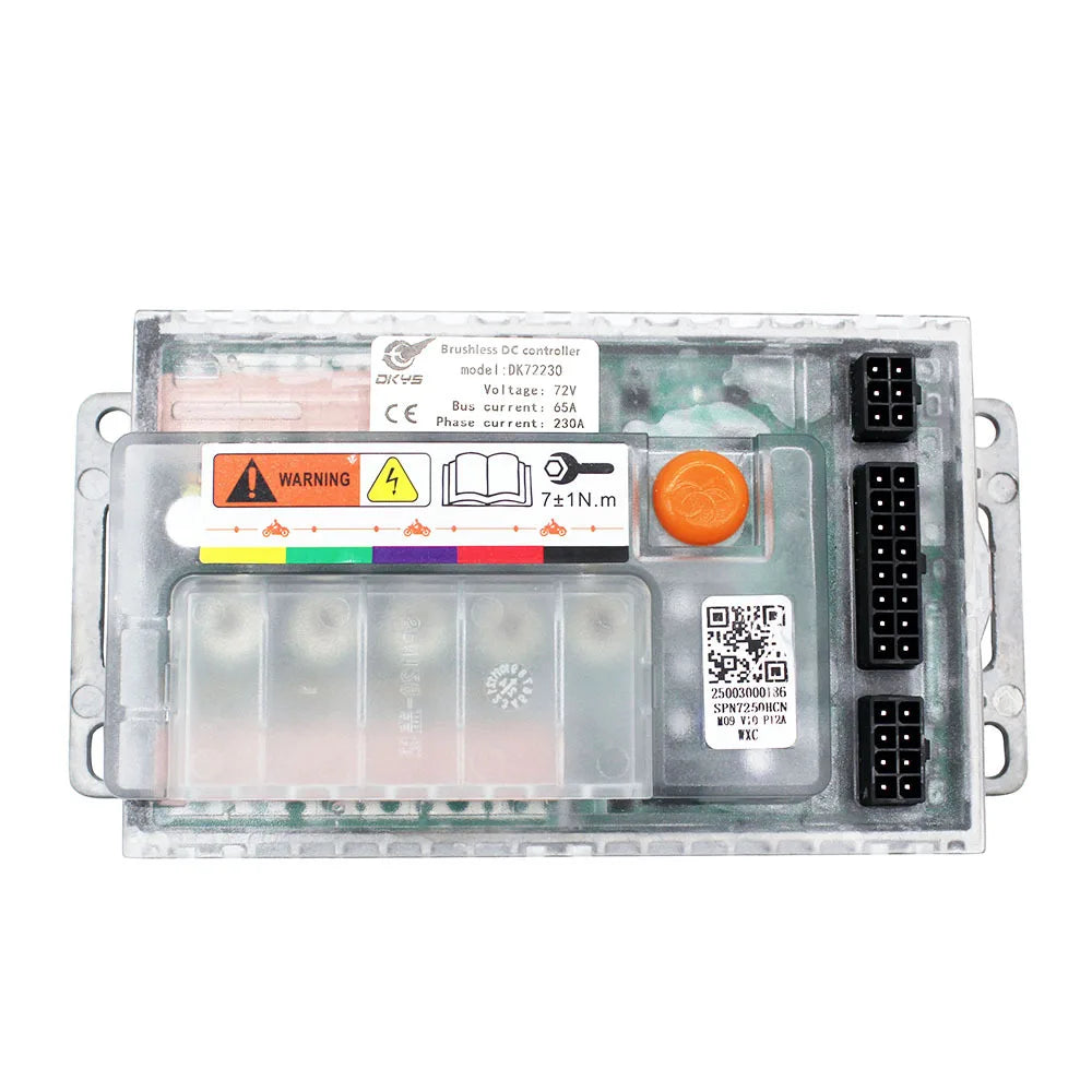 72V Electric Bike Brushless DC Motor Controller 65A 1800W High Power Programmable Electric Vehicle Brushless Motor Controller Vue