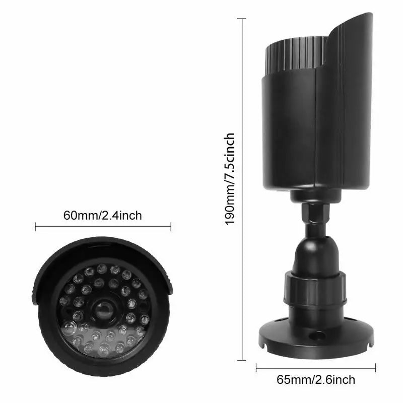 Creative Wireless Dummy Bullet CCTV Camera Red Flashing Leds 2AAA Waterproof Fake Scare The Thief Surveillance Security System Vue