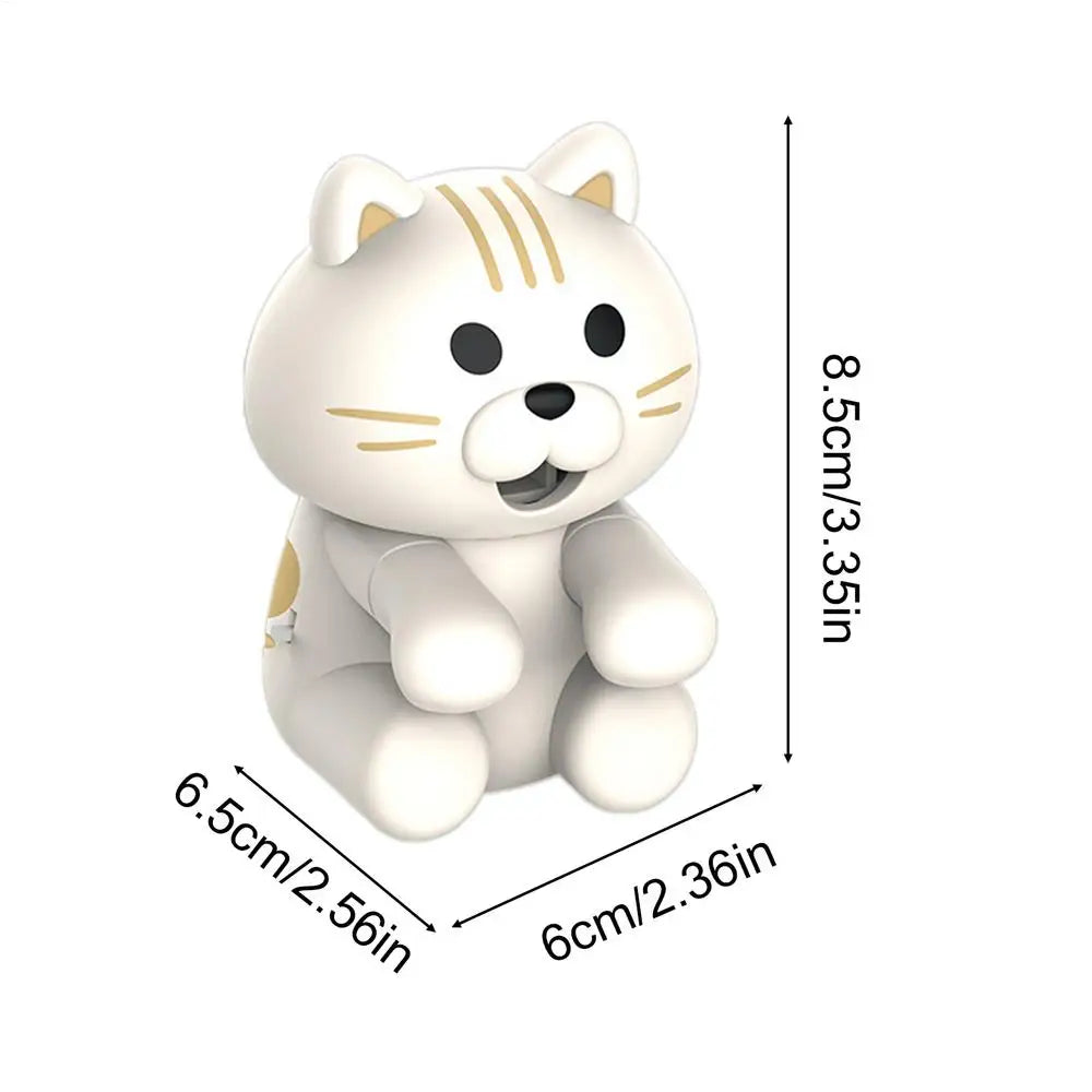 Cute Animal Clip On Mini Food Cooling Fan, 3 Speed Portable Mug Chiller Blower, Rechargeable USB Desk Fan for Kids Adults Vue B
