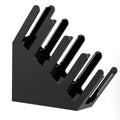 4 Layers Coffee Shop Cup Holder Bevel Multifunction Plastic Cup Holder Stand Plastic Storage Rack Space-saving Paper Cup Bracket Vue Black