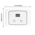 Humidity Sensing Automatic Watering Device 3 Protection Functions Adjustable Drip Head Smart Plant Waterer Vue White