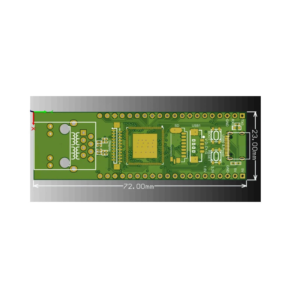 LCPI Linux Development Board RK3506G2 Chip Embedded ARM Motherboard with Network Port High-precision Computing Development Board Vue