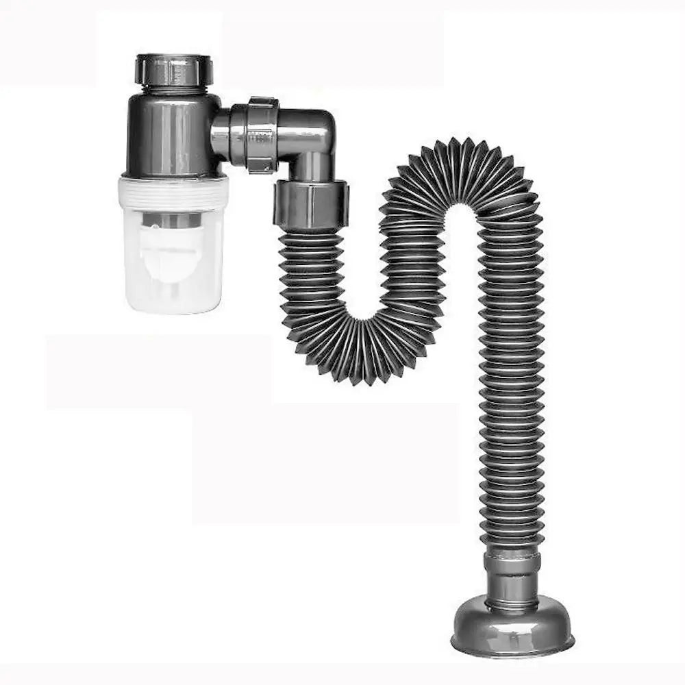 Flexible Universal Anti-blocking Anti-Odor Deodorant Kitchen Bathroom Accessories Sewer Pipe Sink Drain Pipe Sink Hose Plumbing Vue