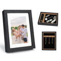 Hidden Photo Frame Storage With Secret Compartment Storage Box Sight Secret Hide Cash Jewelry Key For Home Office Money Safe Box Vue Black