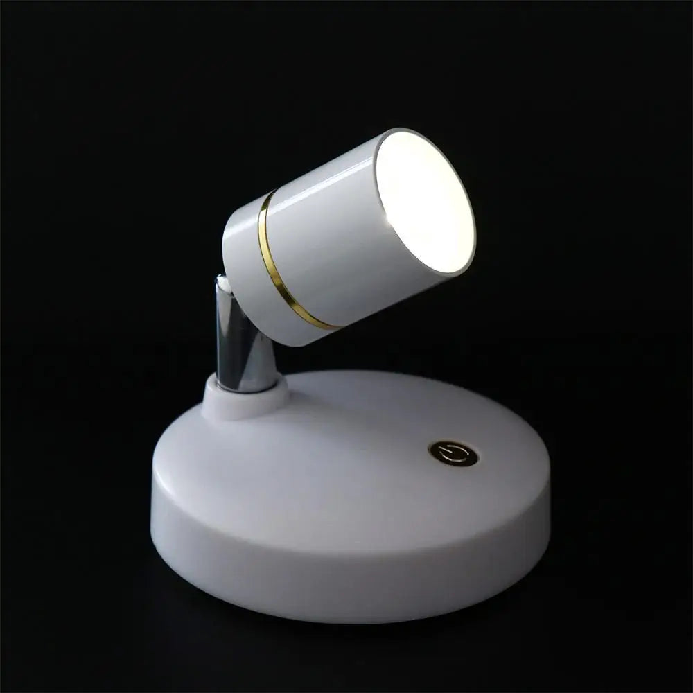 Remote Control Wireless Spotlights Rotatable Adjustable angle Cabinet Spotlights USB Recharged Dimmable LED Spot Lights Wall Vue