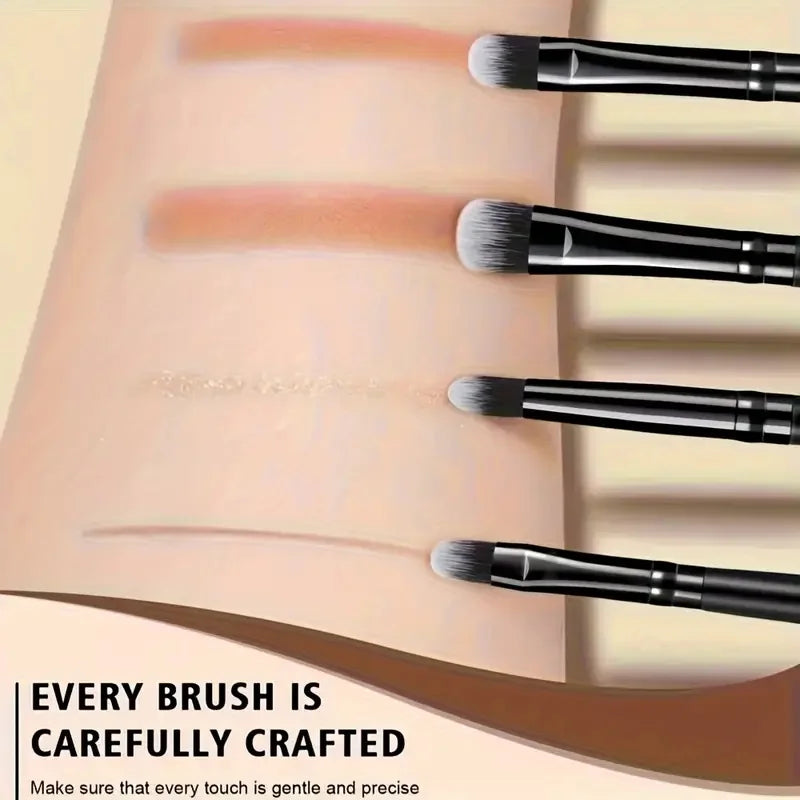 13pcs Professional Makeup Brush Set with Storage Bag Soft Fluffy Cosmetic Foundation Powder Eyeshadow Kabuki Blending Brush Vue