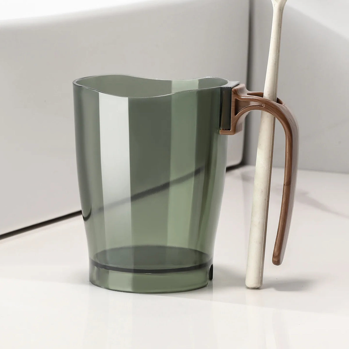 Mouthwash cup, Light luxury,High Aesthetic Value, Wash cup, Household, Student Dormitory, New Toothbrush cup Vue Green
