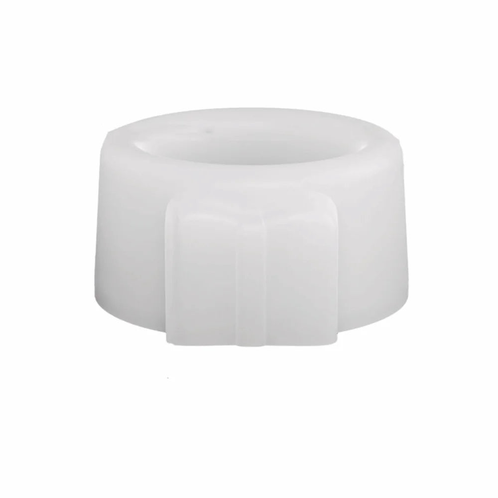 Decorative Bow Pattern Candle Cup Mold Silicone Non-Stick Aromatherapy Cup Mold Flexible DIY Storage Jar Mould Gift Making Vue Style B