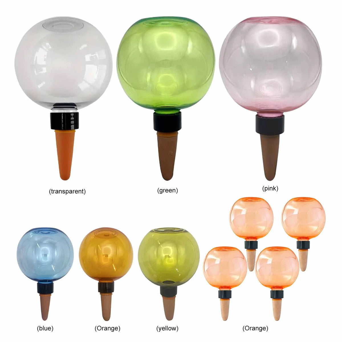 Automatic Self-Watering Globes 500ml Drip Irrigation – 1–4 Pack Self-Watering Globe Vue