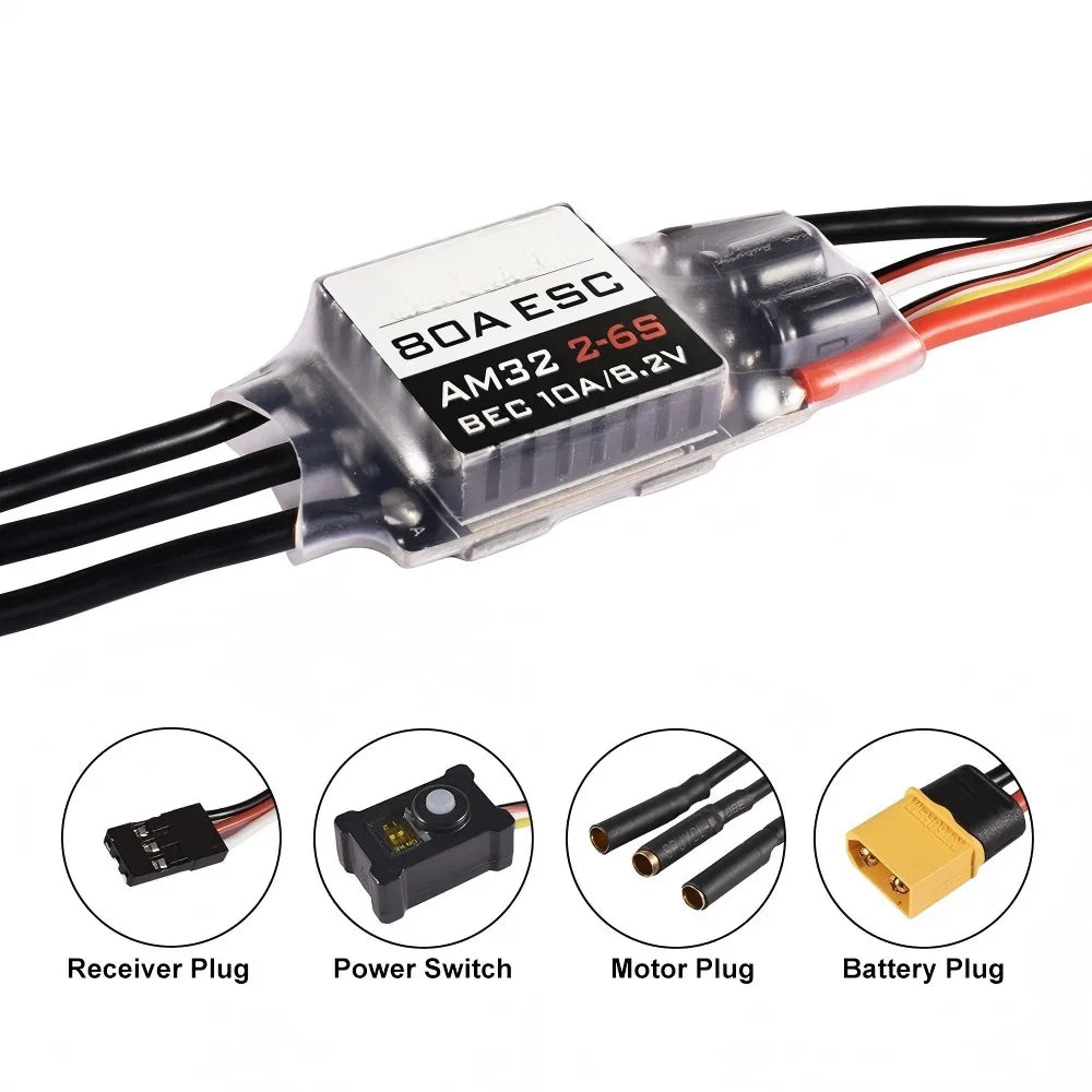3542 Outrunner Brushless Motor 1630KV/2250KV for 1/10 1/12 RC Crawler Car 3-4S Lipo 1100W/1300W RC Climbing Vehicle Upgrade Part Vue