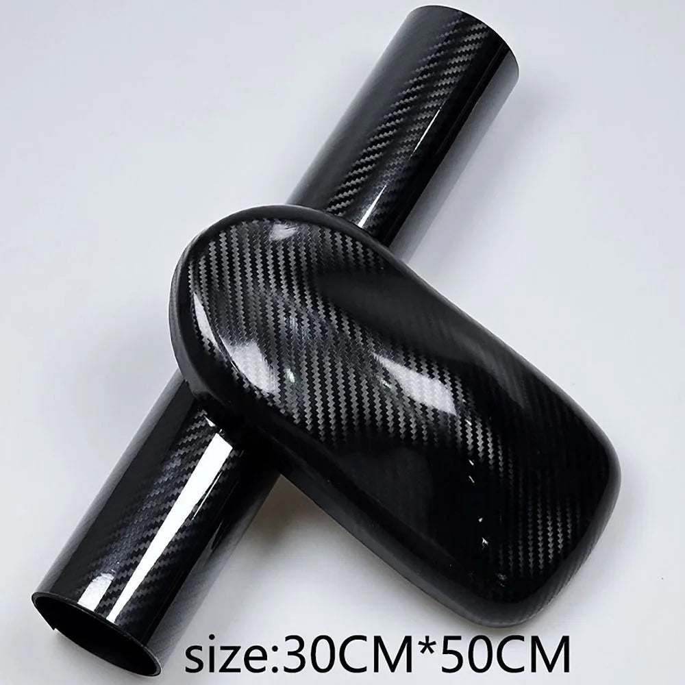 50x30CM Carbon Fiber Vinyl Film 3D 6D Matte Effect Gloss Motorcycle Vue