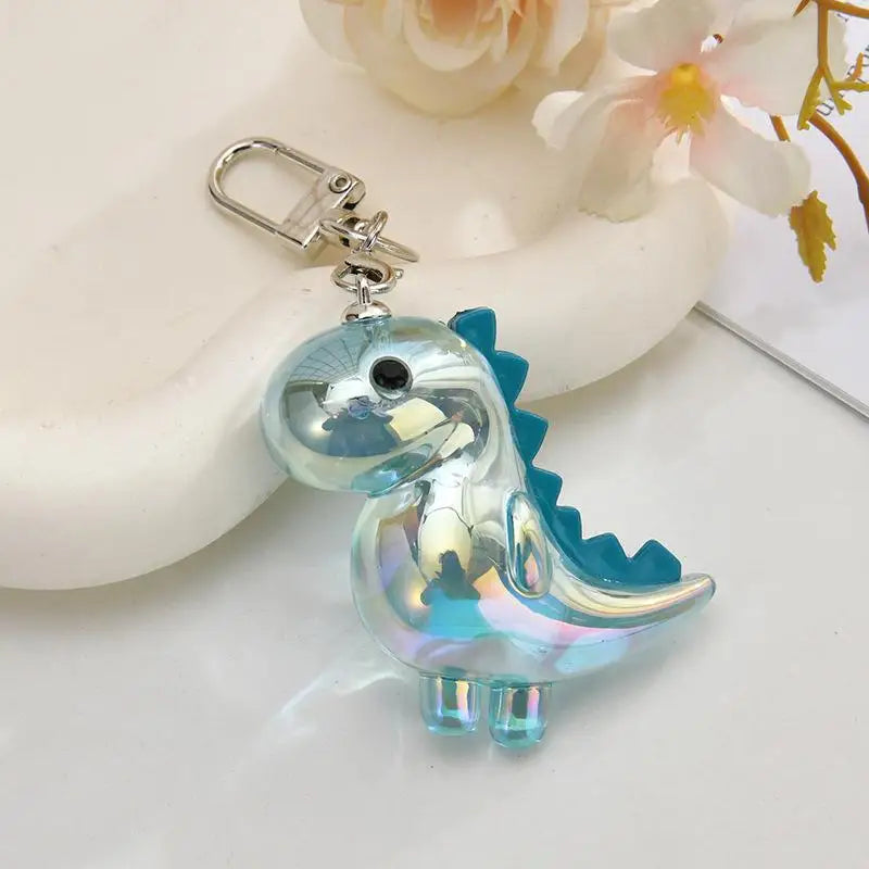 Cute Acrylic Dinosaur Keychain, Paired With Sturdy Buckle, Daily Casual Backpack And Bag Decoration, Christmas Surprise Gift Vue A3
