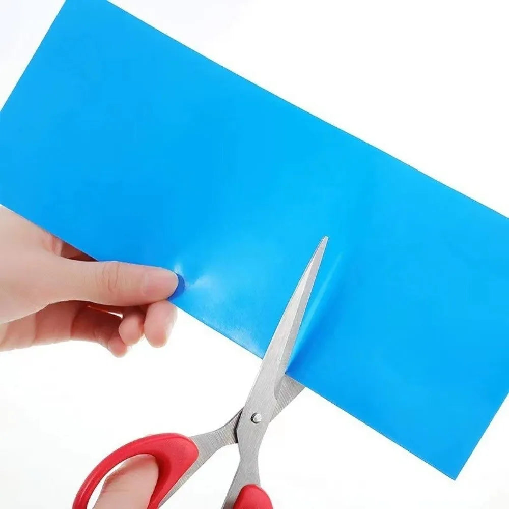 Self-Adhesive Pool Liner Repair Patch Waterproof Cuttable Swimming Pools Sticker Multifunctional Blue Transparent Vue