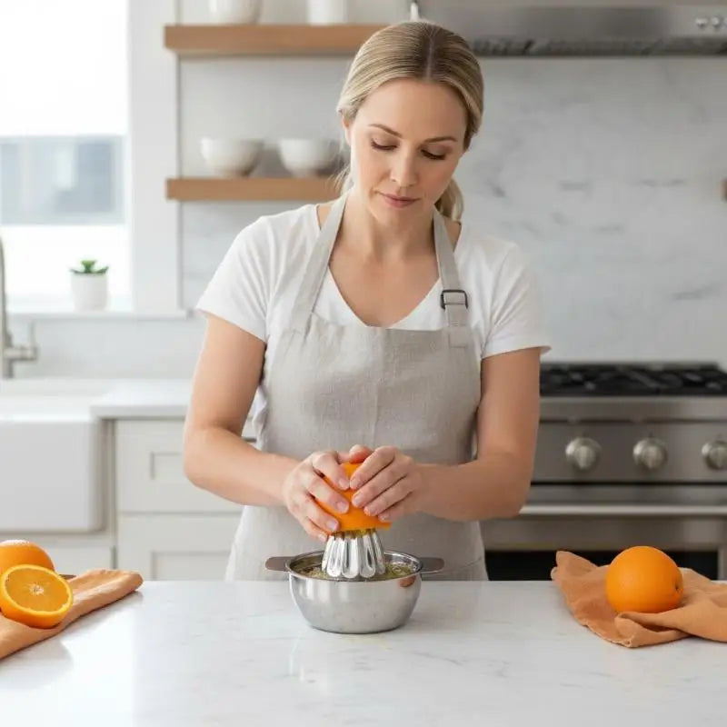 Citrus Squeezer Manual Juicer for Lemon and Orange Home Kitchen Use Non Slip Handle Easy Juicing Vue