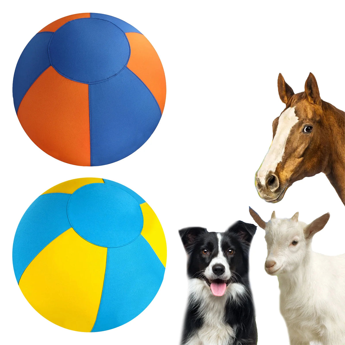 Herding Ball for Dogs – Jolly Ball for Large Active Breeds Interactive Dog Toy Vue