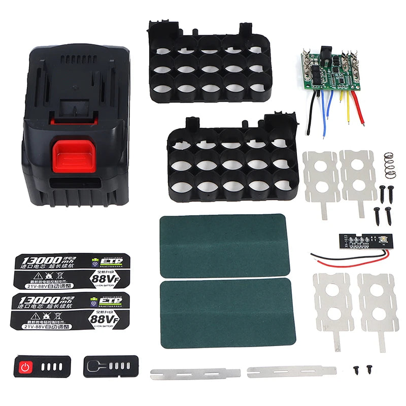 Li-Ion Battery Case Circuit Board PCB for Lomvum Zhipu Hongsong Jingmi Makita Vue