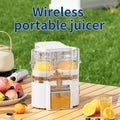 DualHead Electric Orange Juicer Squeezer Citrus Juicer Machines with Power Cord Cleaning Brush for Home Kitchen Vue Ivory