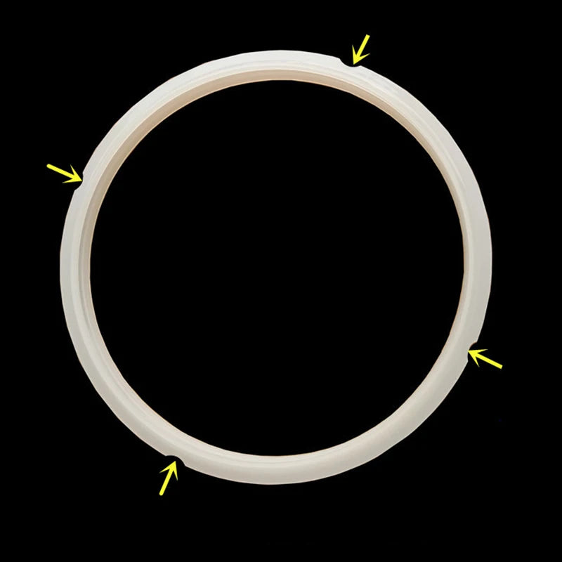 1PCS 18/20/22/24cm Silicone Rubber Gasket Cooker Lid Sealing Ring Electric Pressure Cooker Replacement for 2-6L Cooker Gaskets Vue