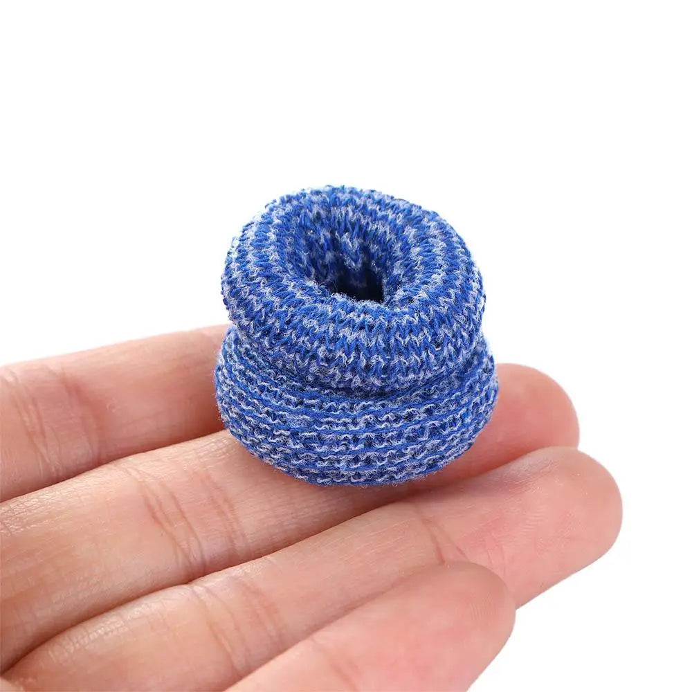 Adult Sports Safety Nursing Bandage Finger Protector Blue White Finger Cover Finger Bandage Finger Tubular Bandage Finger Cots Vue