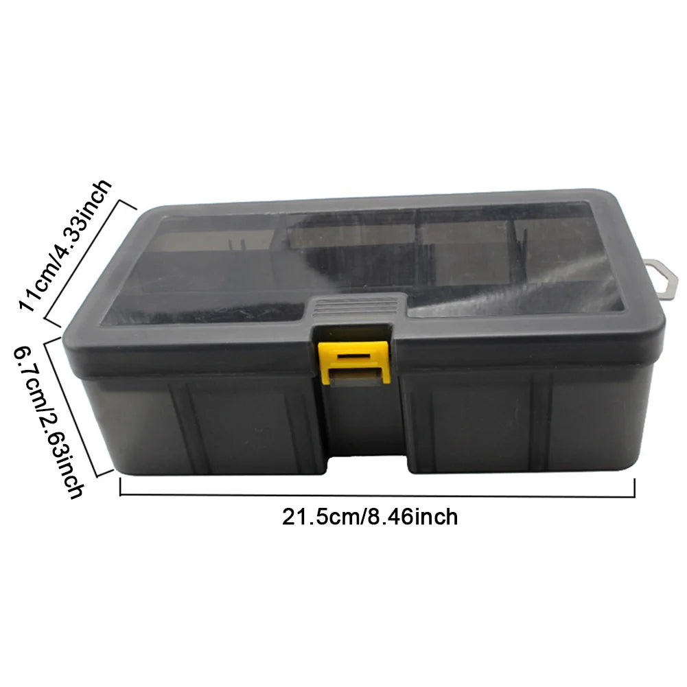 Double Layer Fishing Tackle Box – Adjustable Dividers Fishing Tackle Box Vue
