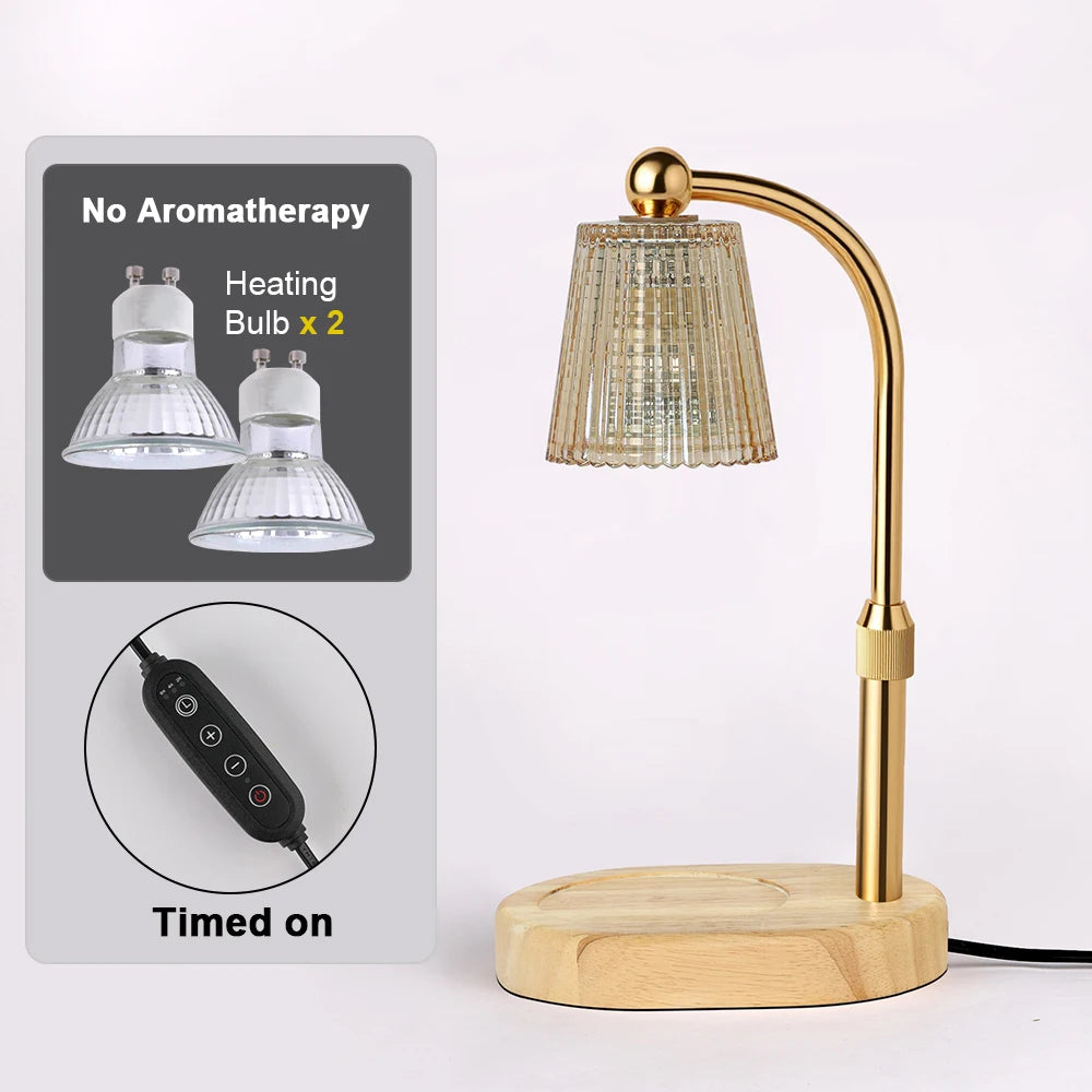Candle Warmer Lamp with Timer Dimmer Adjustable Height, Electric Wax Melts Warmer for Jar Candles, Birthday Christmas Gifts Vue DBY-D1 EU PLUG