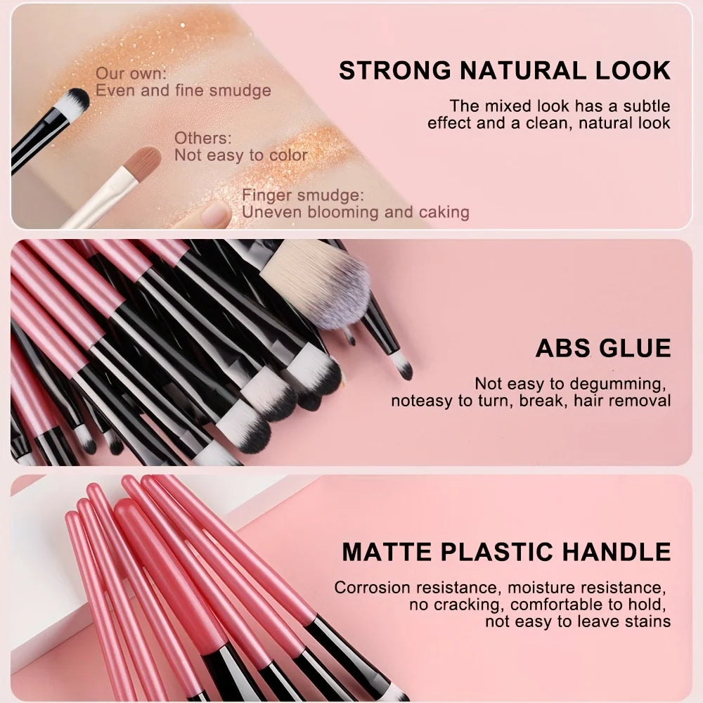 Makeup Brushes 40pcs Kit Eyeshadow Makeup Brush Set Soft Fluffy Professional Foundation Blush Face Eyeliner Cosmetic Beauty Tool Vue