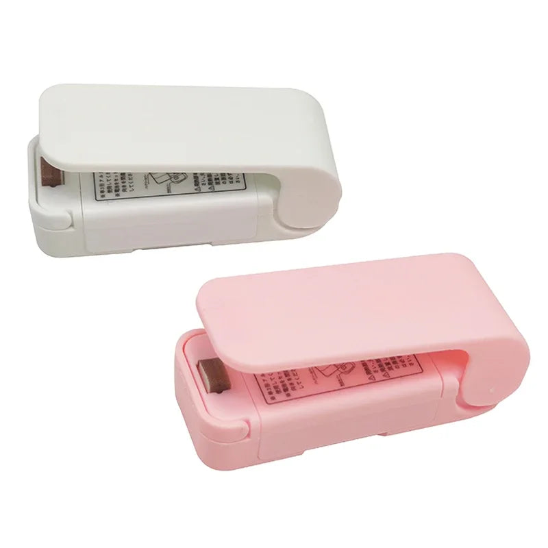vvocci Heat Bag Mini Sealing Machine Package Sealer Bags Thermal Plastic Food Closure Portable Sealer Packing KitchenAccessories Vue