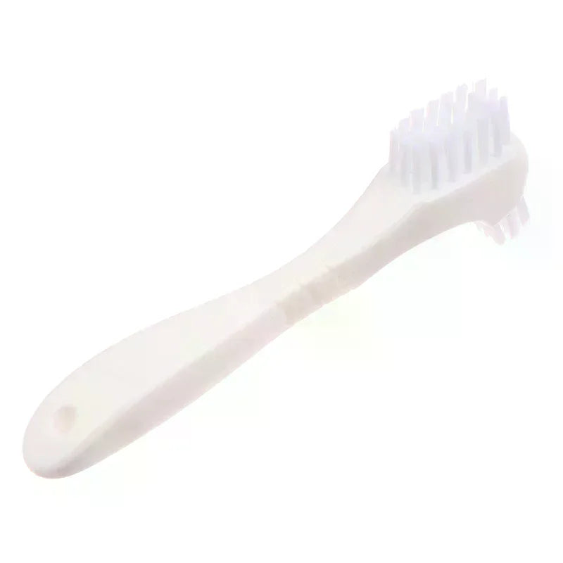 1PCS Denture Toothbrush Hard/Soft Double Bristle For False Teeth Brush Superb Total Cleaning For Men Women Vue