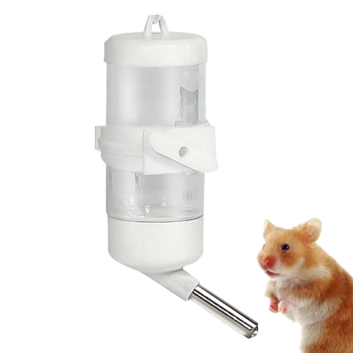 80ml Hamster Drinker Water Bottle Dispenser Feeder Hanging Guinea Pig Squirrel R abbit Pet Drinking Fountain Accessories Vue