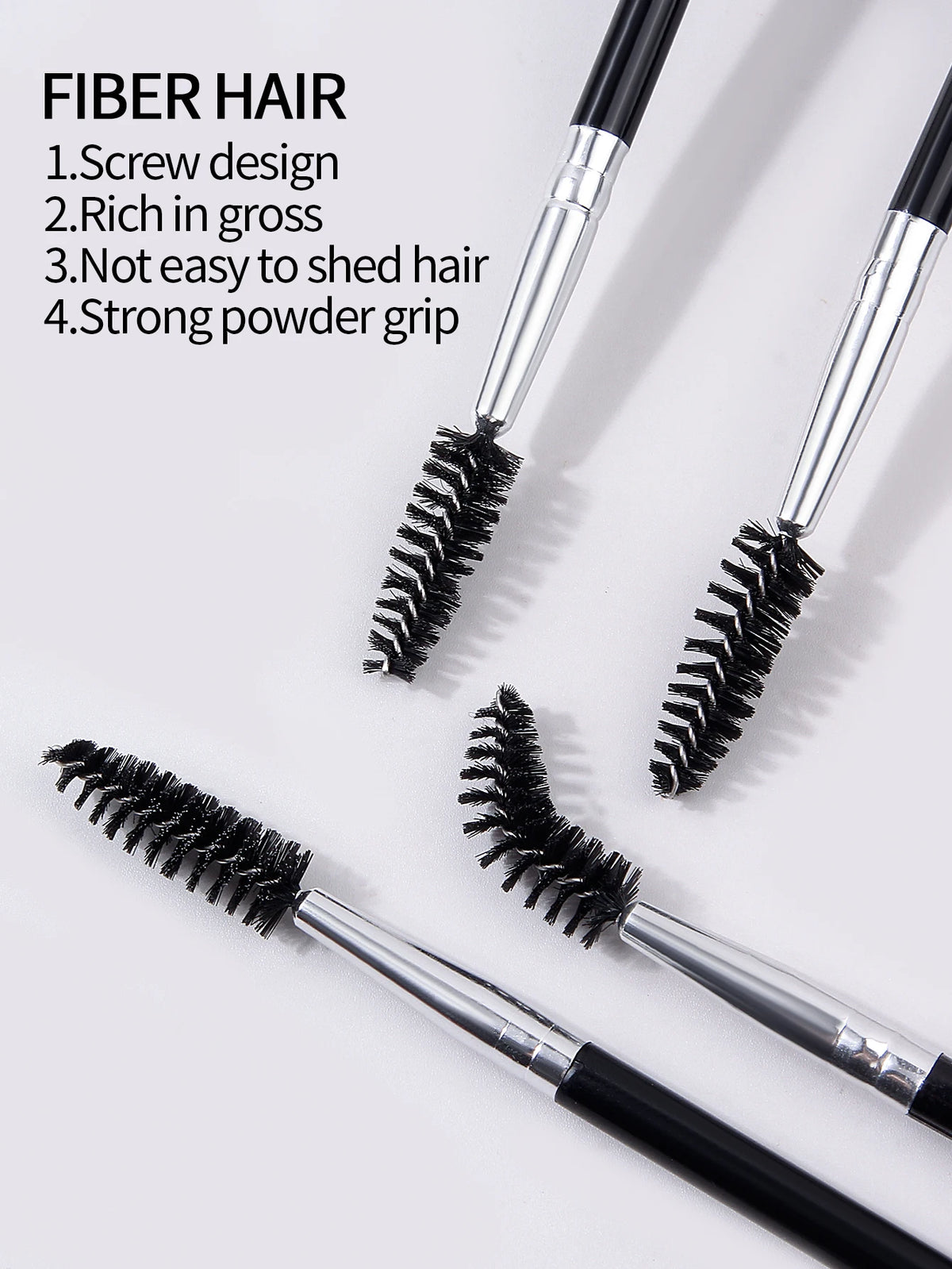 10PCS Eye Black Stick Mascara Brush Is Suitable for Eyebrow and Eyelash Extender, Which Can Be Used Repeatedly Vue