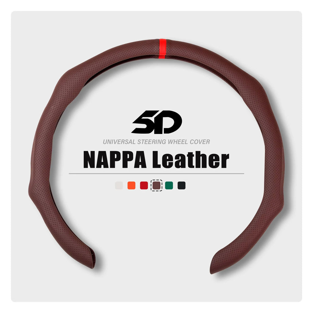 Universal O-shape Car Steering Wheel Cover NAPPA D-shape Dimensional Anti Slip, Timple And Fashionable Protector Car Accessories Vue
