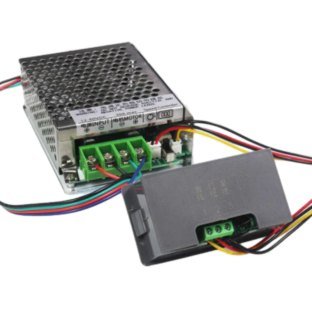 Digital Display DC Motor Governor PWM Motor Speed Controller DC12V-80V High Power Controller Slow Start Slow Stop Dimmer Switch Vue Default Title