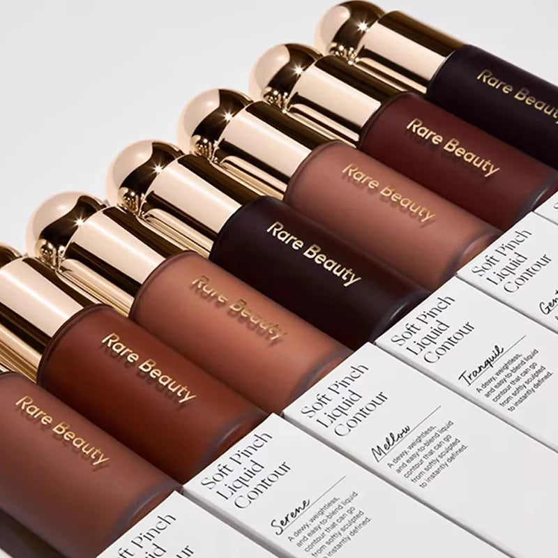 Fashion Rare Beauty 3D Face Contour Bronze Shade Smooth Lasting Natural Nose Shadow Waterproof Face Highlight Brighten Makeup Vue