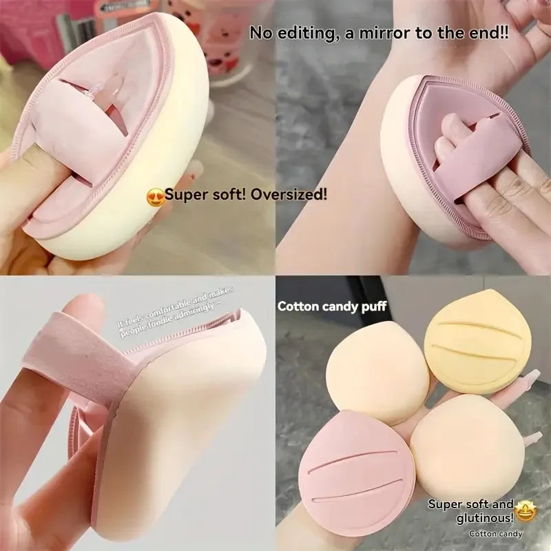 1/5PCS Extra Large Water Drop Makeup Puff Wet Dry Dual Use Cosmetic Puffs Air Cushion Concealer Foundation Makeup Sponge Puffs Vue