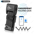 YRHAND Ttlock Unlock Bicycle Foldable Bike Lock Road Fold Lock High Security IP67 Anti-Theft Scooter Electric E-Bike Smart Lock Vue 826 China Mainland