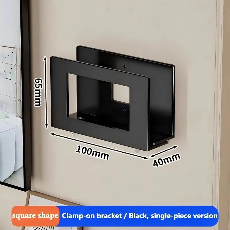 Adjustable Wall Mount Bracket – Fits Apple TV 3/4/4K, Router, Modem, TV Box – Space-Saving Sturdy, 1 Pack Vue