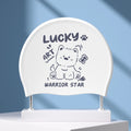 Extra Large Swimming Caps Comfortable No Tightening Silicone Swim Caps Fashionable Printed Ear Protection Cartoon Swim Caps Vue Style 5