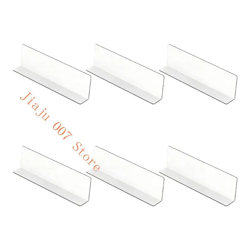 Clear Acrylic L-Shaped Shelf Dividers – Set of 6 Shelf Dividers Vue CN