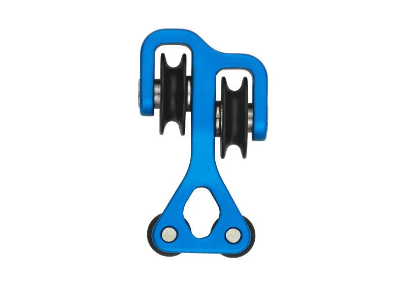 Composite Bow Pulley Splitter Bow and Arrow Accessories Aluminum Alloy Material High Precision High Stability Archery Sports Vue blue