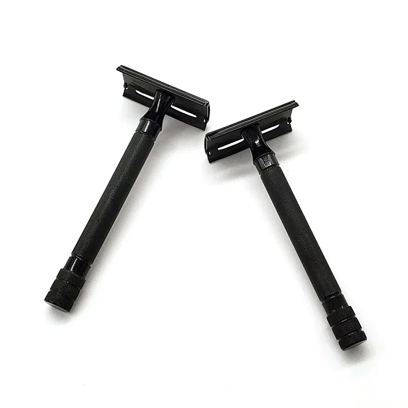 Double Edge Classic Mens Shaving Mild Hair Removal Shaver It With Small Brush Adjustable Safety Razor Face Razor Vue