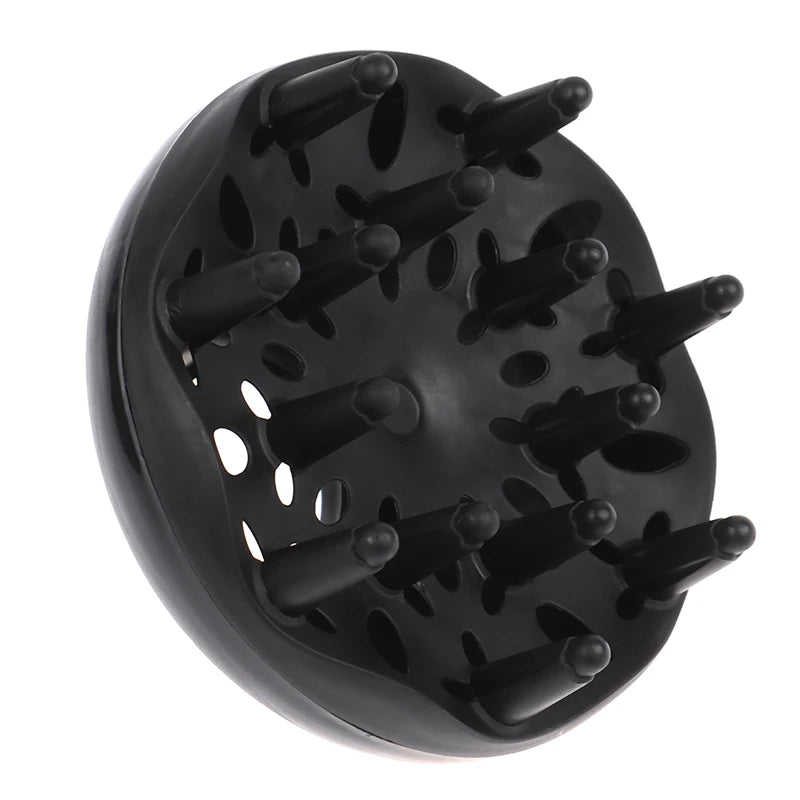 1pc Hair Diffuser Professional Hair Styling Curl Dryer Diffuser Universal Hairdressing Blower Styling Salon Curly Tool Black Vue