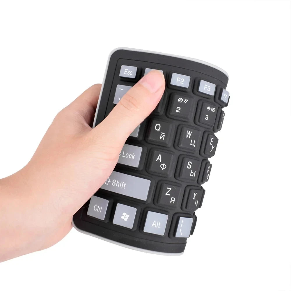 103 Keys English Language Keyboard for Laptop Computer PC Tablet Keyboard 103 Keycaps USB Wired Silicon Key Board Vue