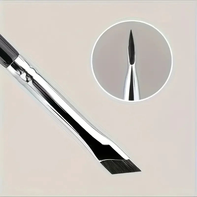 2/5Pc Karsyngirl Upgrade Blade Eyeliner Brush Ultra Thin Fine Angle Flat Eyebrow Brush Under The Eyes Place Precise Detail Brush Vue