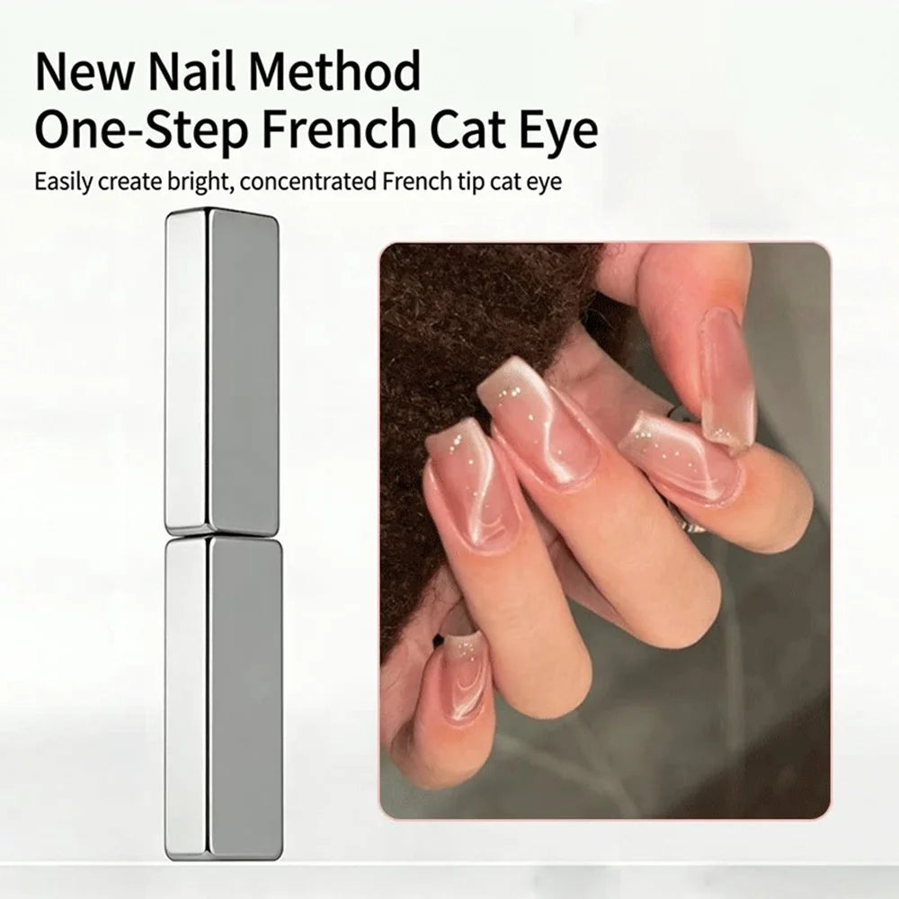 Ribbon Magnet Cat Eye Magnet Long Strip Strong Magnetic Stone French High Focus Nail Tool Vue