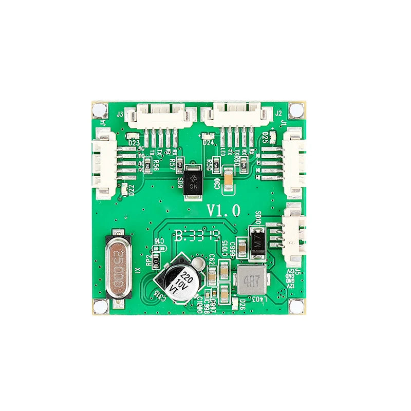 5-12V 4port 10/100M Mini Embedded Ethernet Hub Switch Module Vue Default Title