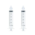 for Child SyringeTube Baby Nose Needle Nasal Washer Reusable Nasal Irrigator Washing Baby Nasal Aspirator Cleaner Kids Rhinitis Vue 2PCS Transparent