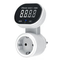 EU Plug Large Screen Rotatable Power Meter Socket 16A 3680W High Power Energy Monitor Billing Outlet 230V 50Hz Metering Socket Vue Default Title