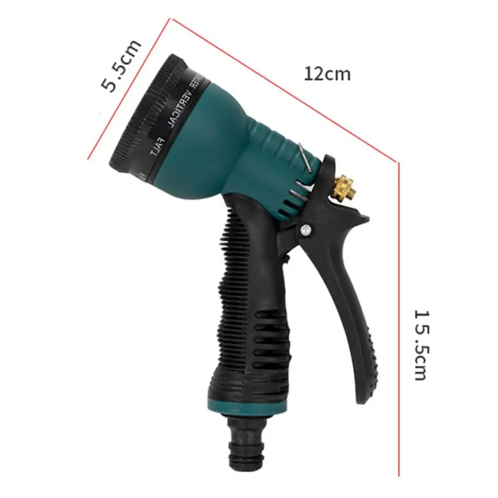 Durable 8 Mode Water Gun Hose Nozzle Sprinkle Tools Pressure Garden